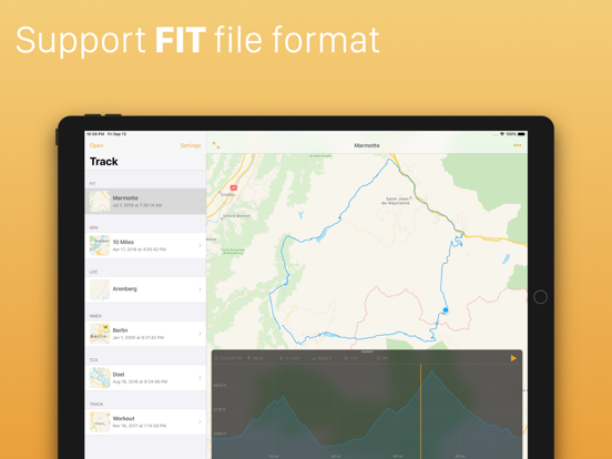 Track - Bekijk je logbestanden iPad app afbeelding 3
