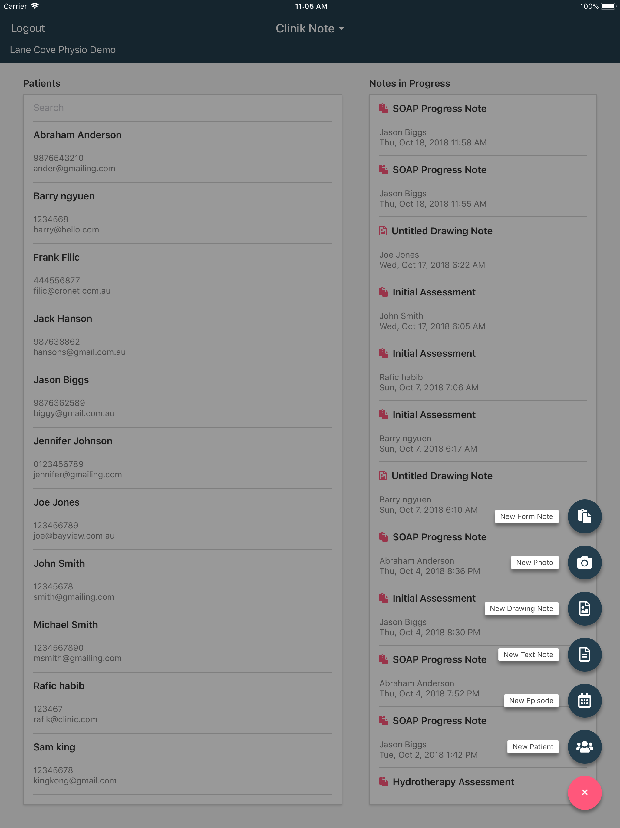 ClinikNote screenshot 3