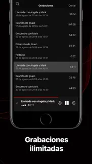 tapeacall pro iphone capturas de pantalla 2