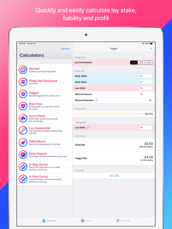 Matched Betting Calculatorsのおすすめ画像2