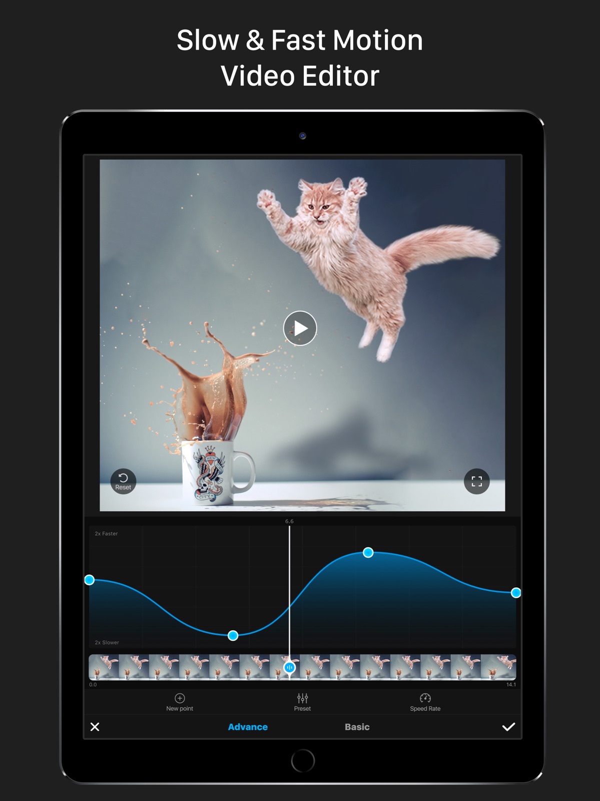 Slow Motion Video Fx Editor ipad screenshot 1