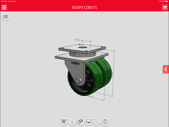 Caster CAD 3D iPad screenshot 5 - Business app