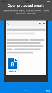 azure information protection iphone screenshot 2