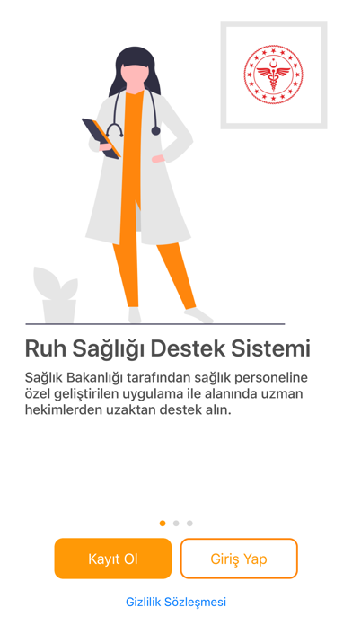 Screenshot #1 pour Ruh Sağlığı Destek Sistemi