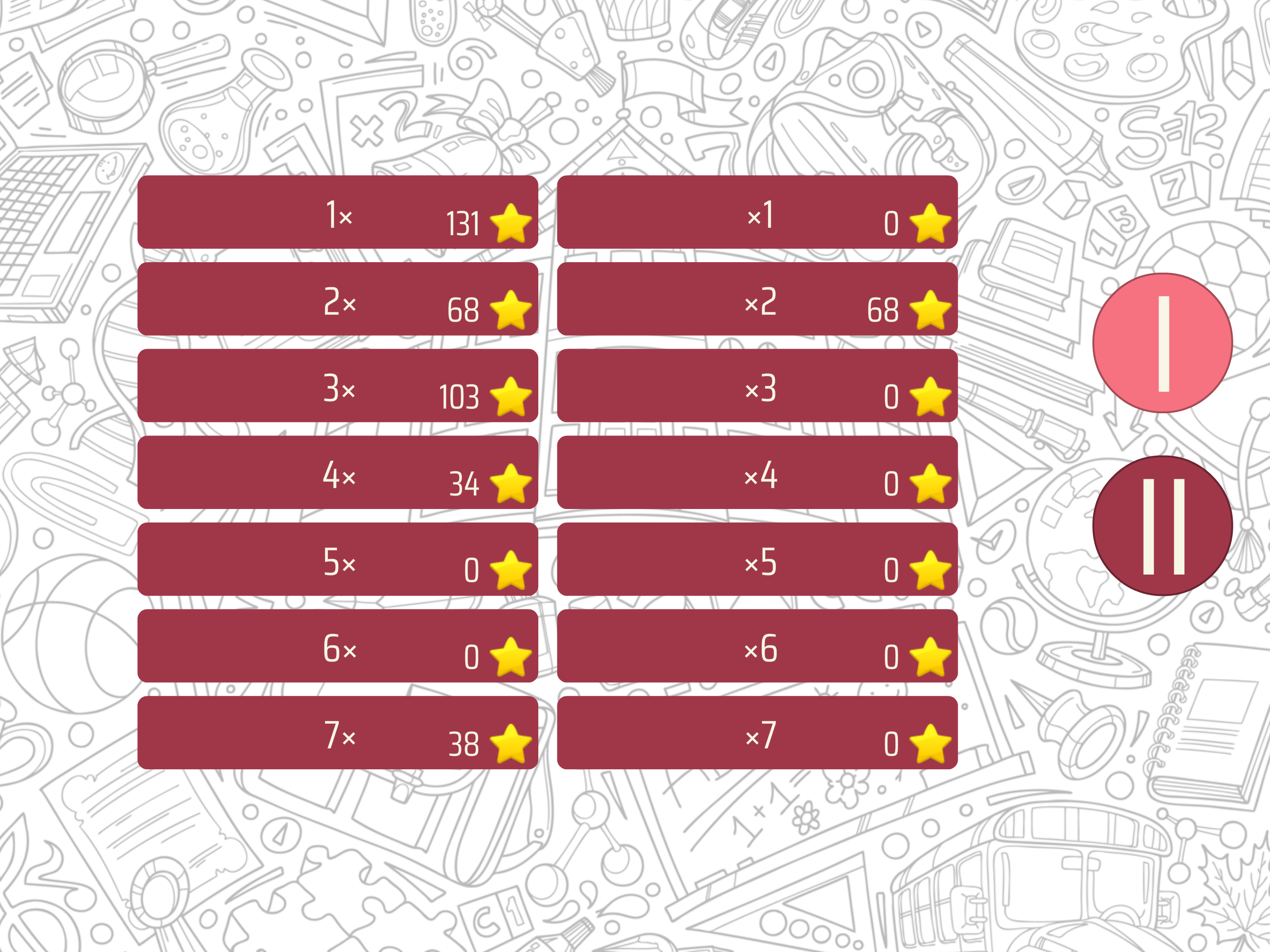 Multiplication Tables 12x12 screenshot 12