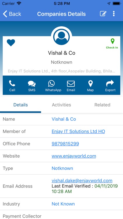 Enjay Latitude Mobile CRM screenshot-4