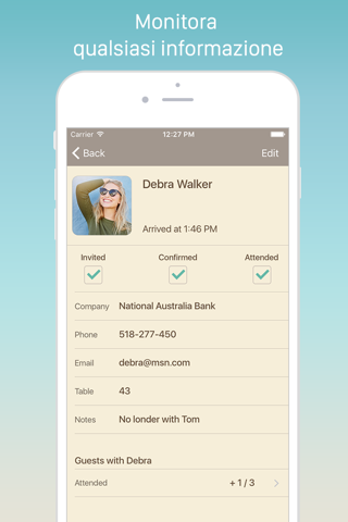 Guest List Organizer. screenshot 2