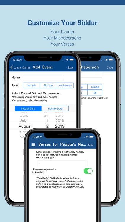Siddur Zmanim Luach Minyanim screenshot-4
