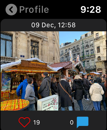 Photo Watch for Instagram feed