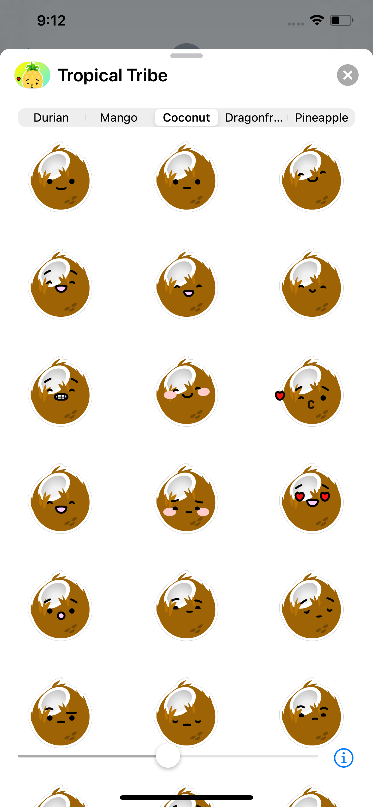 Tropical Tribe Animated Emoji screenshot 6