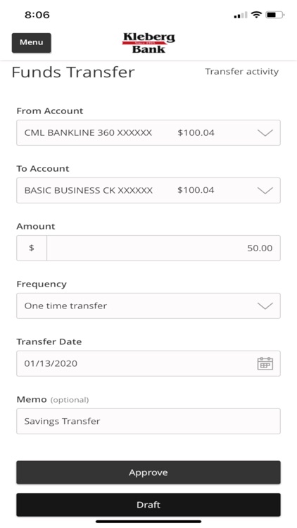 Kleberg Bank Mobile screenshot-3