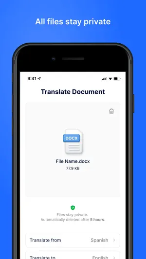 DeftPDF Document Translator screenshot 2