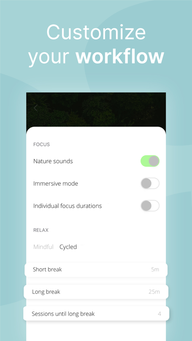 Pomodoro focus timer & keeper Screenshot 4