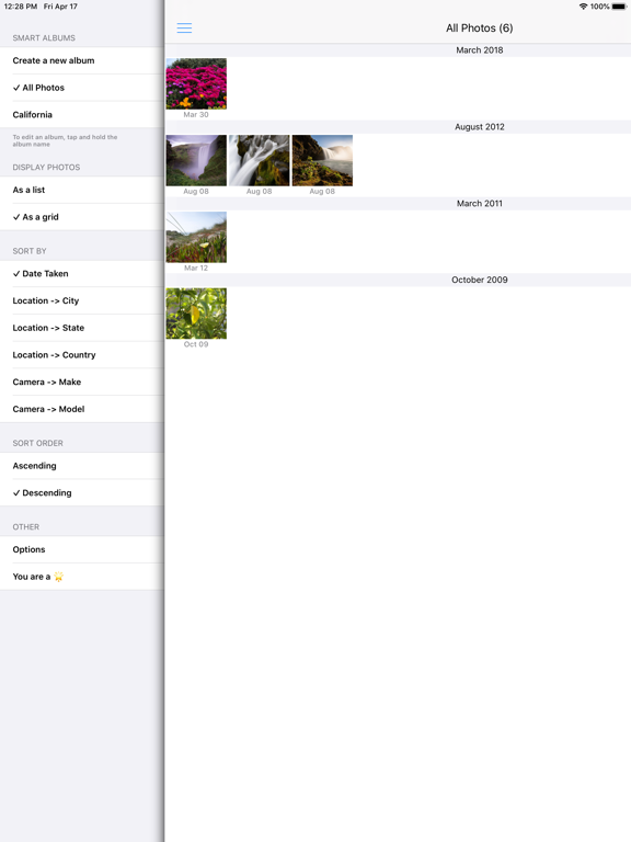 Photowerks: Smart Albums iPad screenshot 6 - Photo & Video app