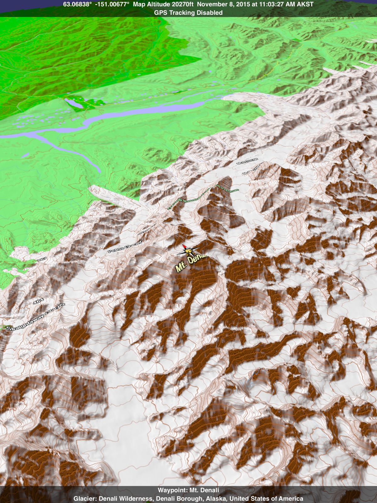 Scenic Map Alaska ipad screenshot 4