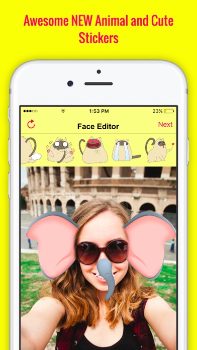 Snap Face for Snapchat Filter Dog Effects Upload and Save - SnapyDog Screenshot 3