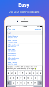 Text Delay - Schedule SMS screenshot