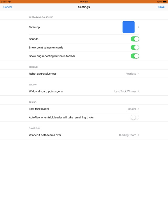 Rook iPad screenshot 4 - Games app