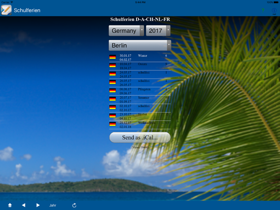 Screenshot #4 pour Schulferien D-A-CH