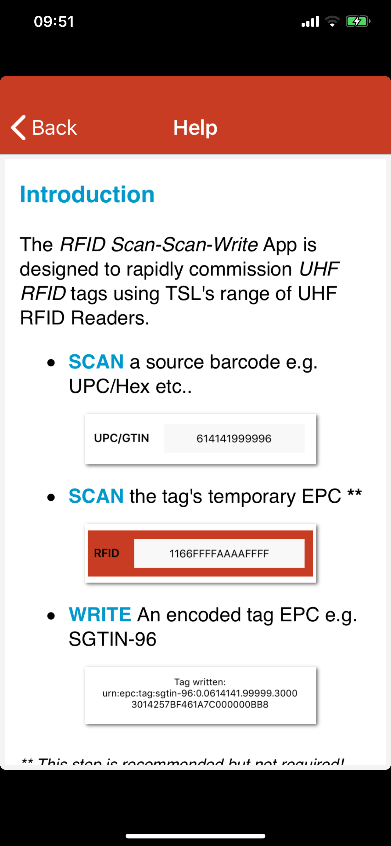 RFID Scan Scan Write