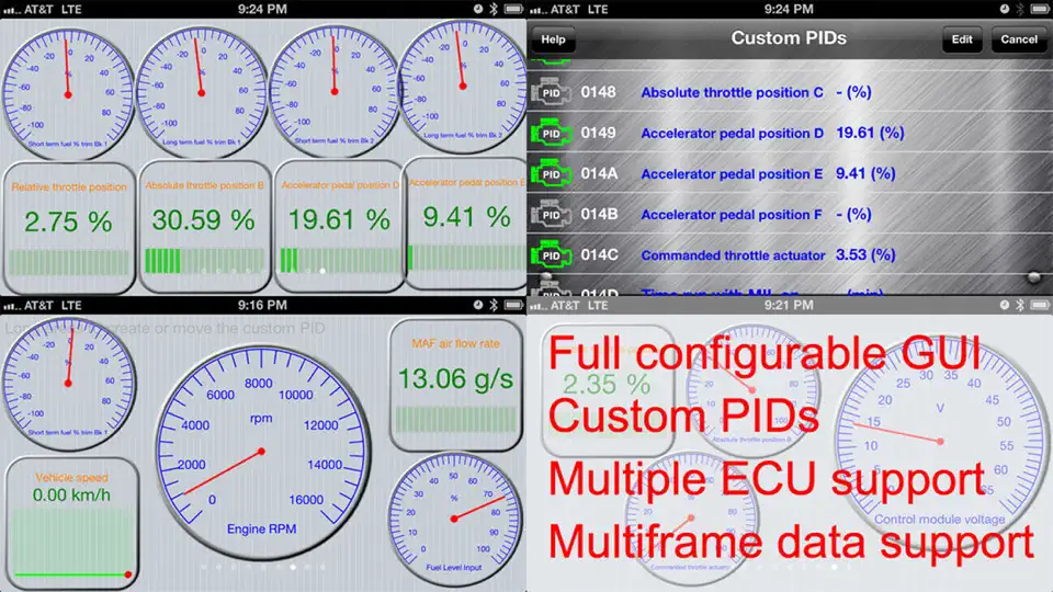 Captura de pantalla de Engine Link LE en iPhone 3