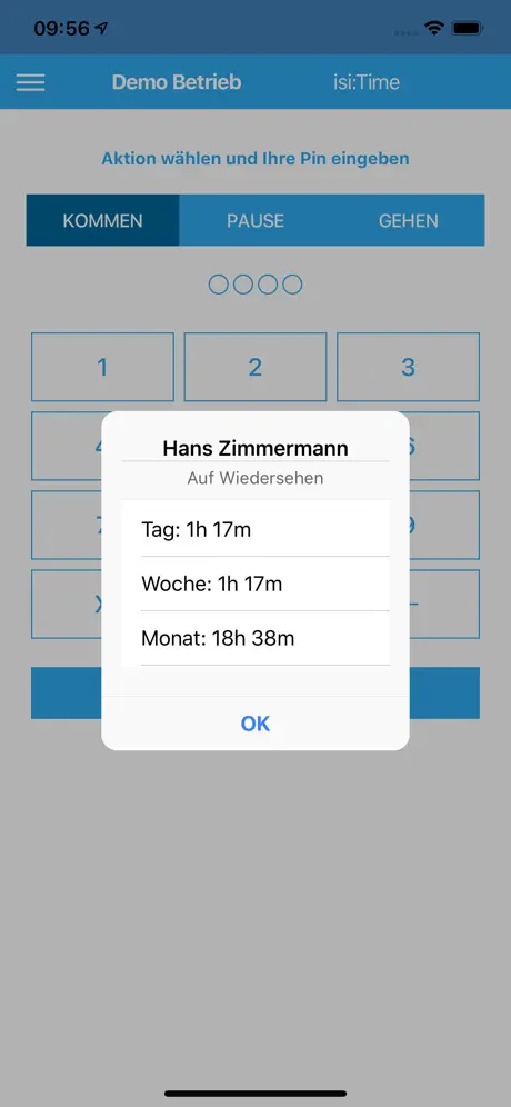 isi:Time Zeiterfassung