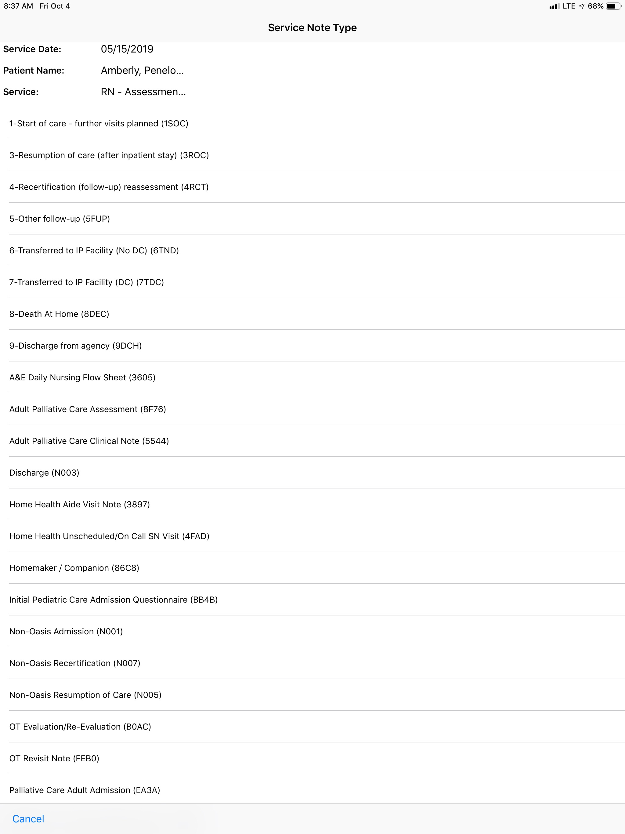 Care Visit screenshot 10