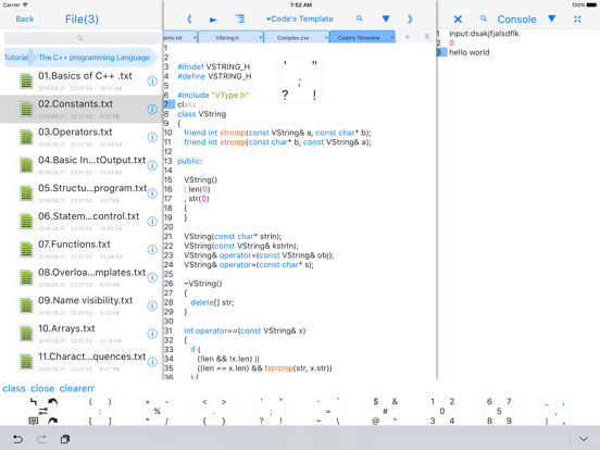 Screenshot #6 pour C/C++$-offline compiler for os