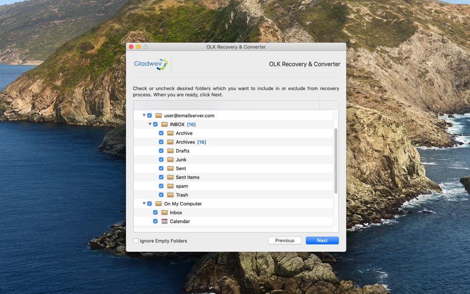 #2. OLK Recovery & Converter (macOS) 由: Gladwev Software Private Limited