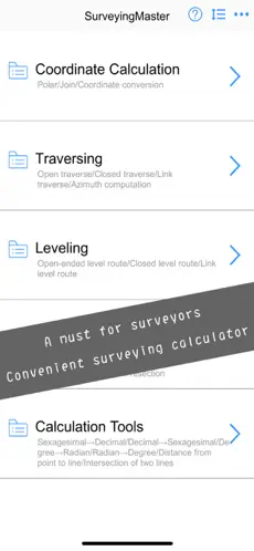 Screenshot 1 SurveyingMaster iphone