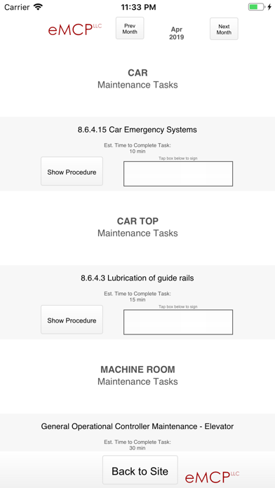 eMCP 2 iPhone screenshot 4 - Business app
