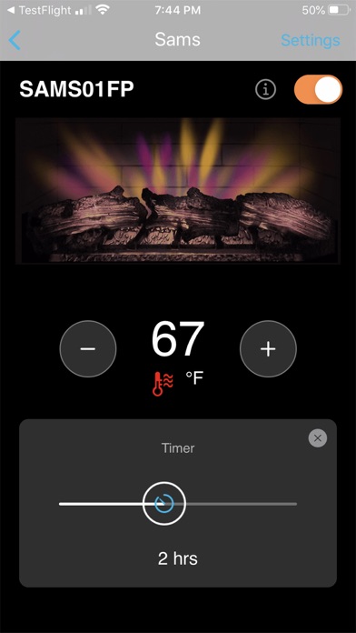 Whalen Premier Fireplace Screenshot