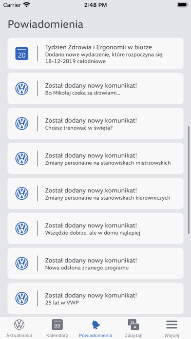 Aplikacja VWP Screenshot
