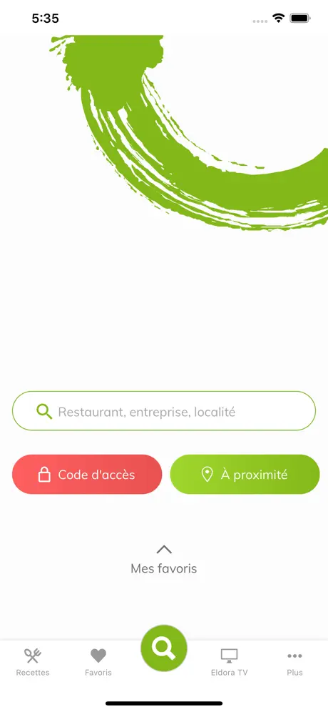 Eldora Menu