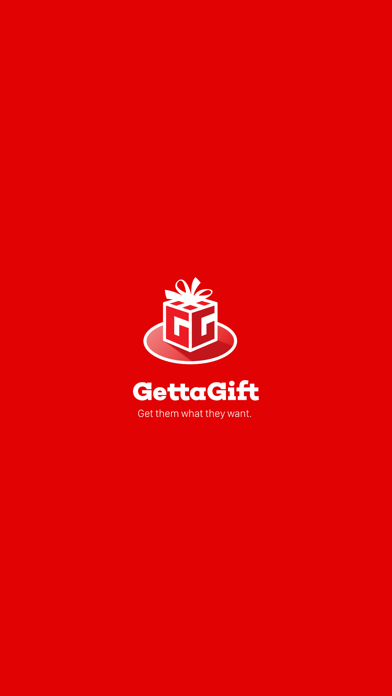 Screenshot #1 pour GettaGift Wishlist Gifting app