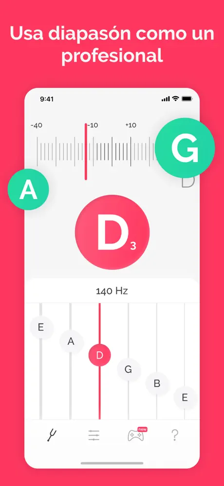 Afinador: guitarra,ukulele