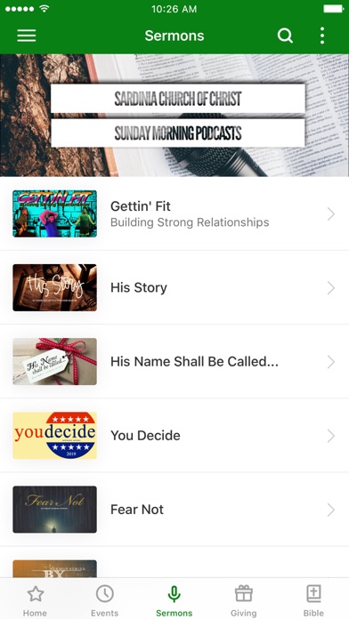 Sardinia Church Of Christ Screenshot