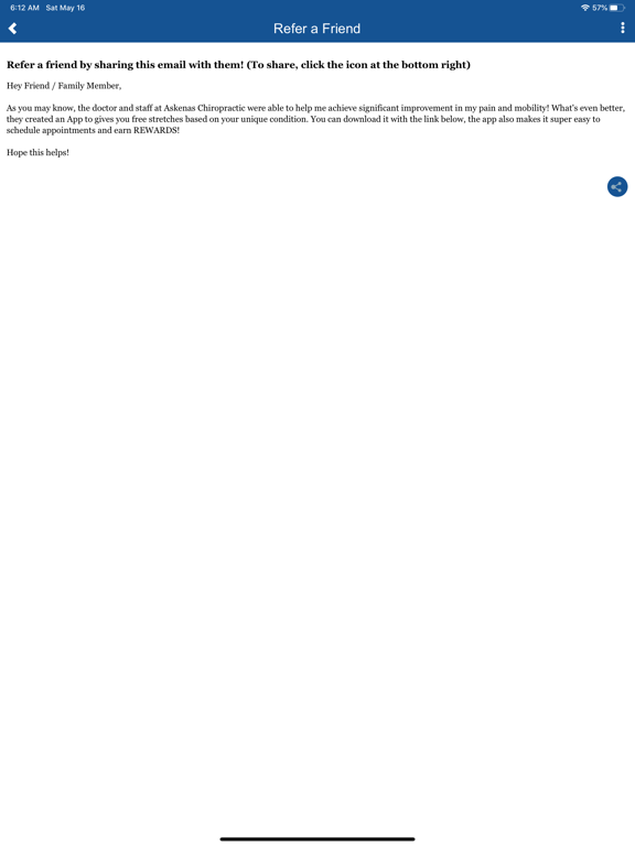 Askenas Chiropractic iPad screenshot 3 - Business app