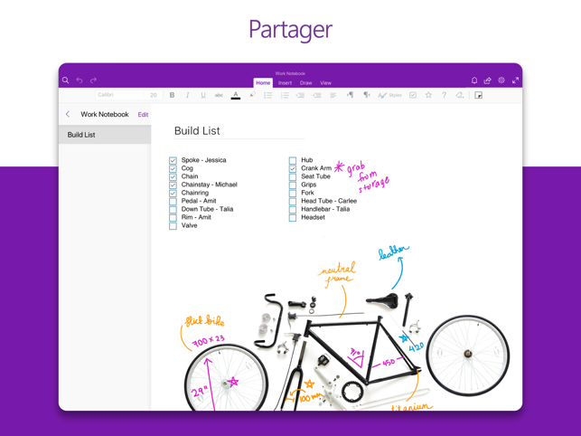 ‎Microsoft OneNote Capture d'écran