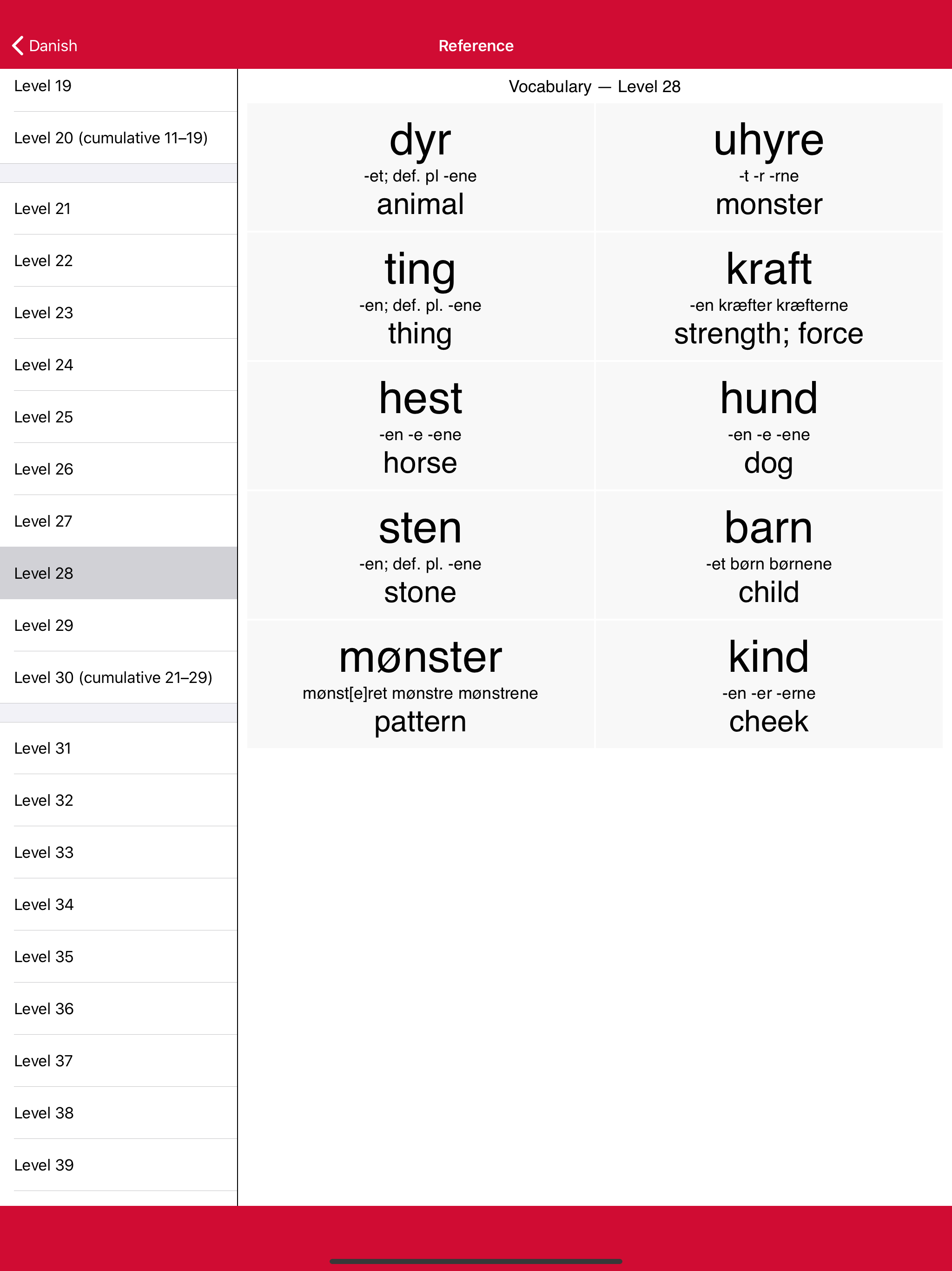 Liberation Philology Danish screenshot 10