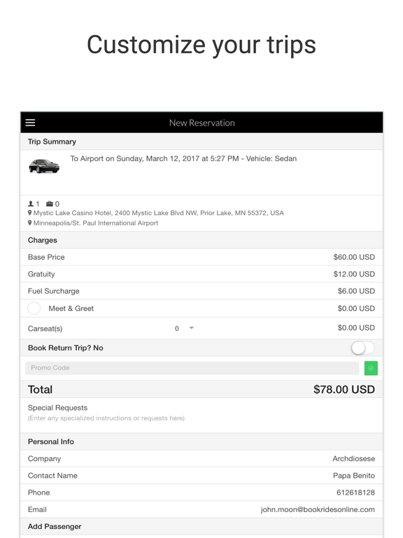 Screenshot #6 pour Munich Chauffeurs GmbH