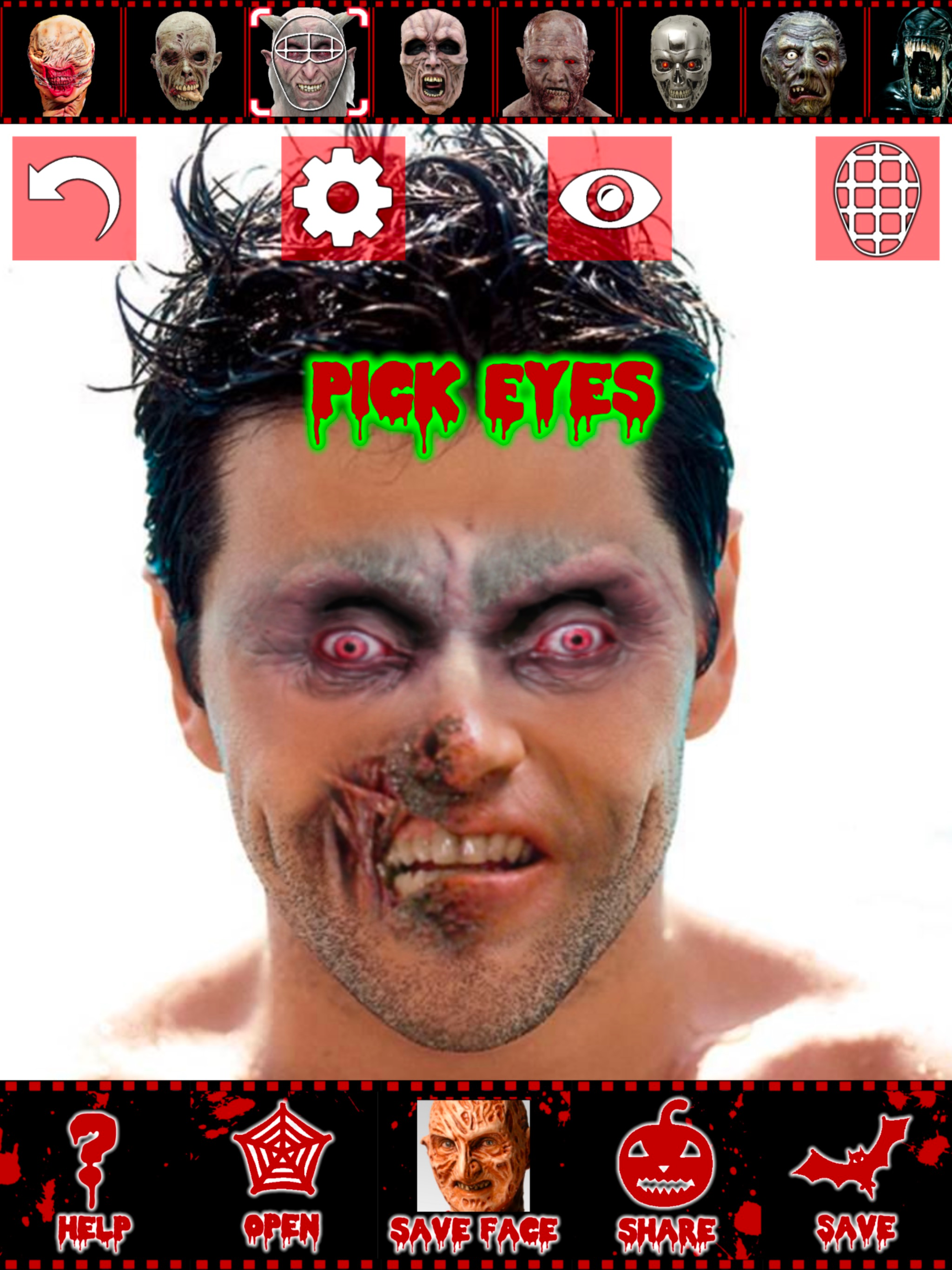 Scary face maker & swap editor