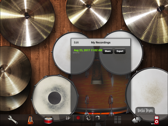 Screenshot #6 pour Rockin' Drums