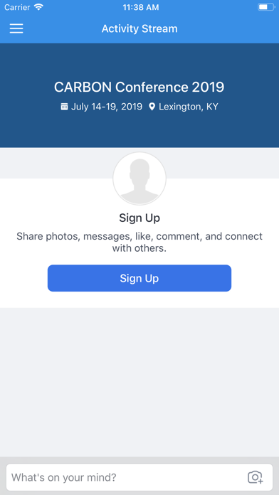 CARBON 2019 app screenshot