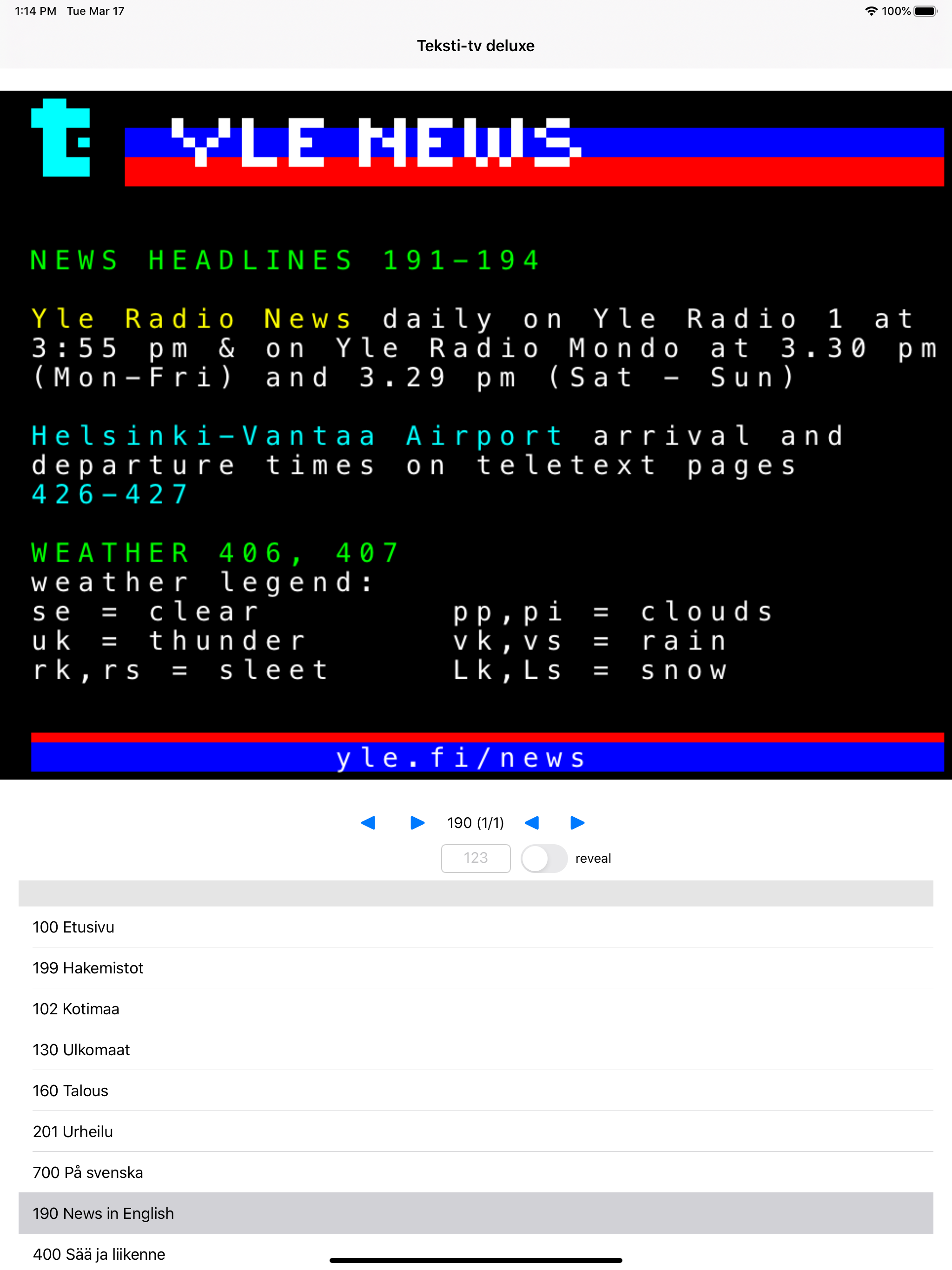 Teksti-tv deluxe