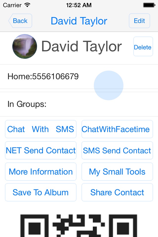 ContactEasy$-address book help screenshot 2