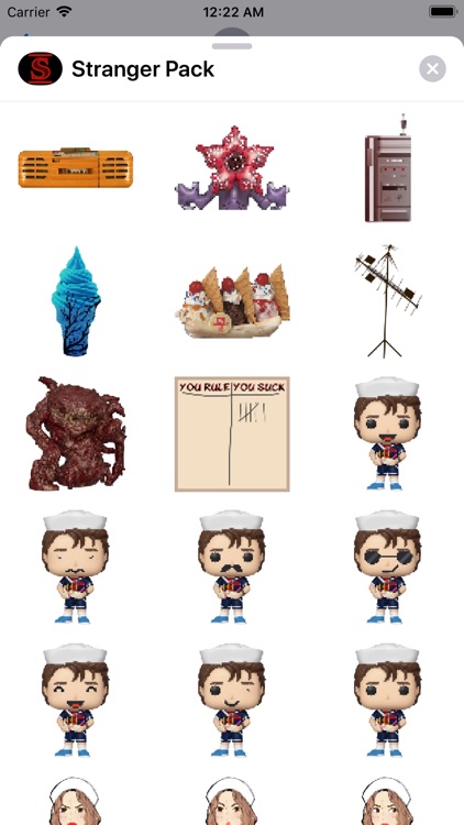 Stranger Stickers Pack