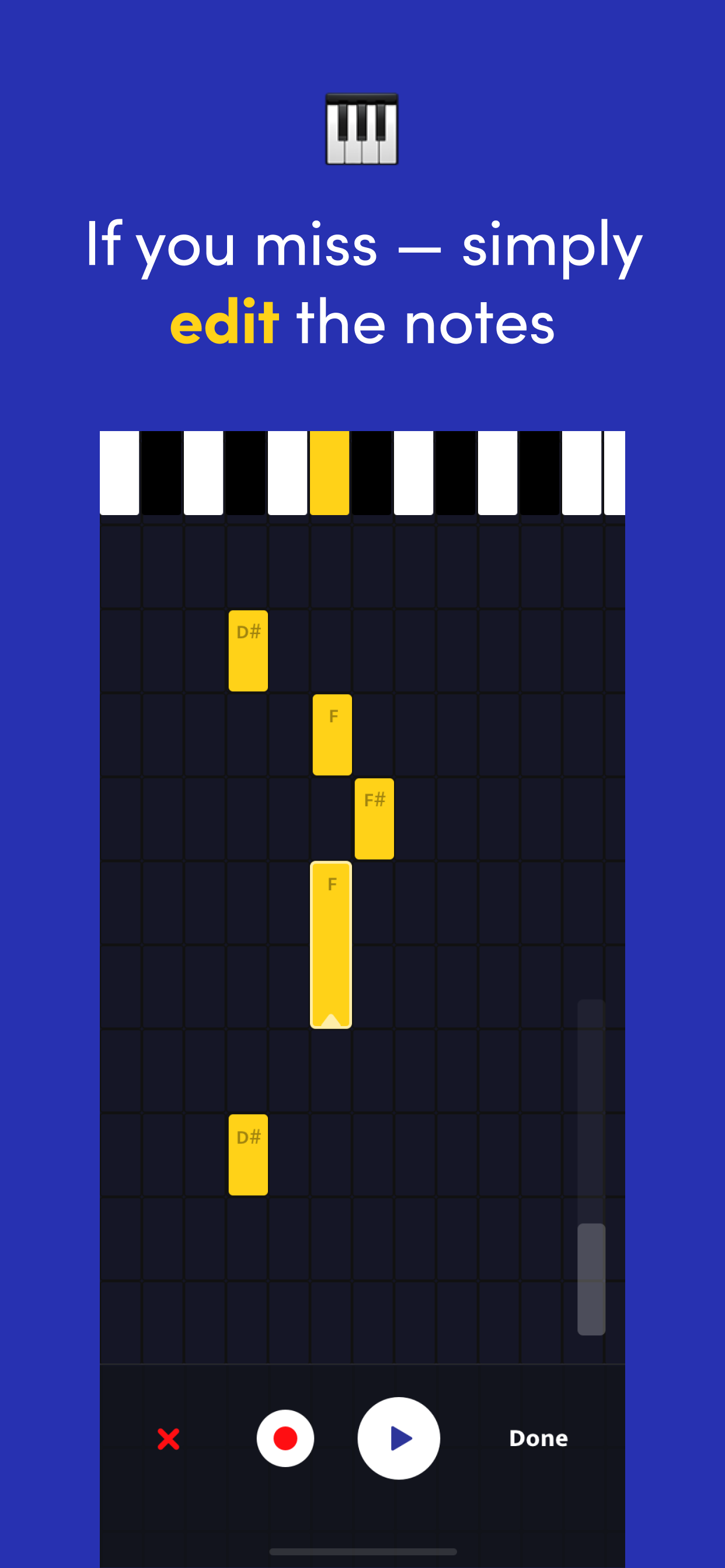 Recordea: Voice to midi screenshot 3