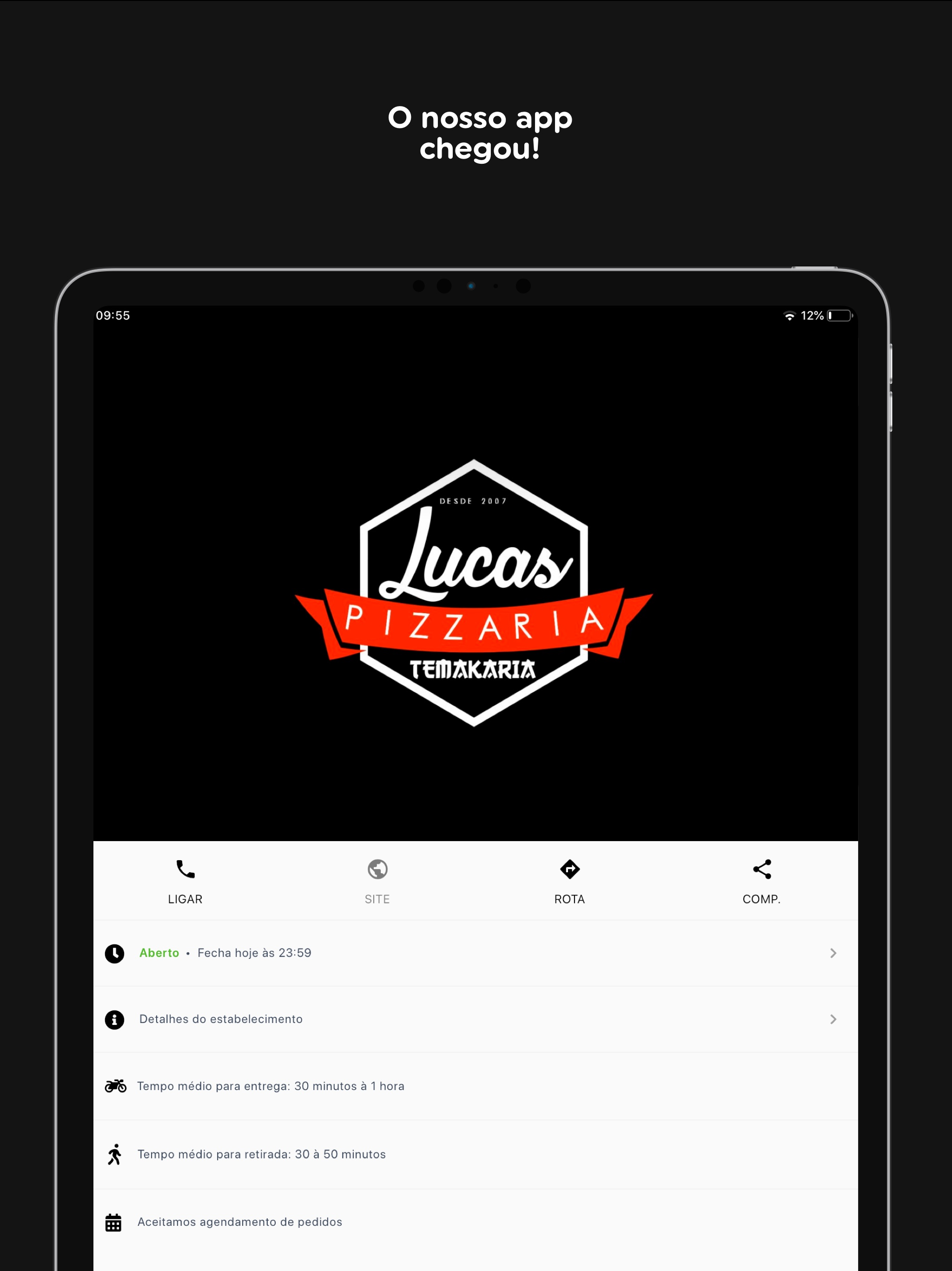 Lucas Pizzaria e Temakeria