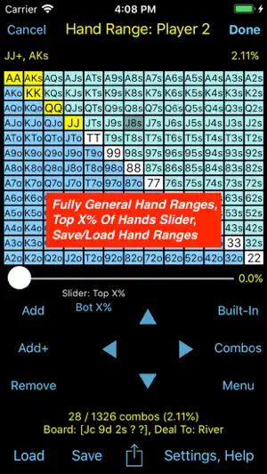 PokerCruncher - Advanced Odds screenshot 2